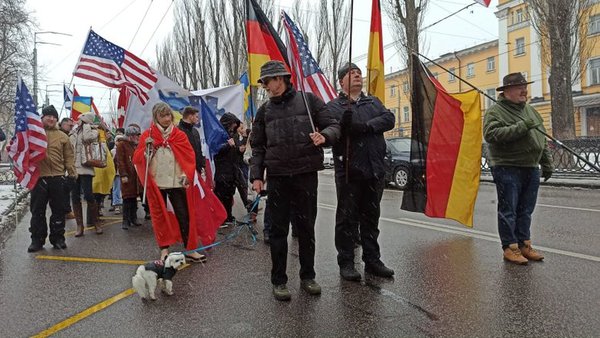 Іноземці провели в Києві акцію на підтримку України