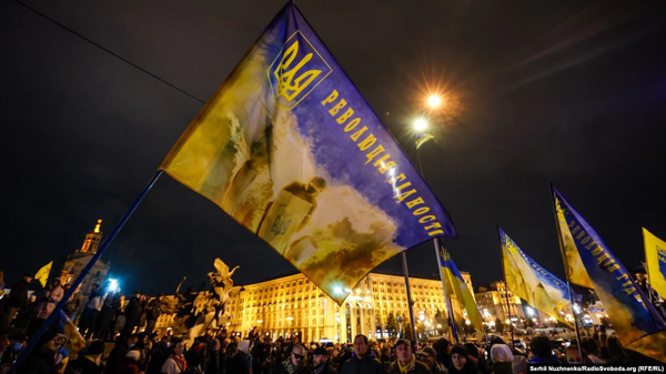 Штовханина під ОП та марш «Родини Небесної Сотні»: акції до Дня Гідності у Києві