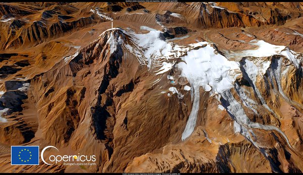 Супутникове фото дня. Гора з найвищою метеостанцією в Західній півкулі (3D)