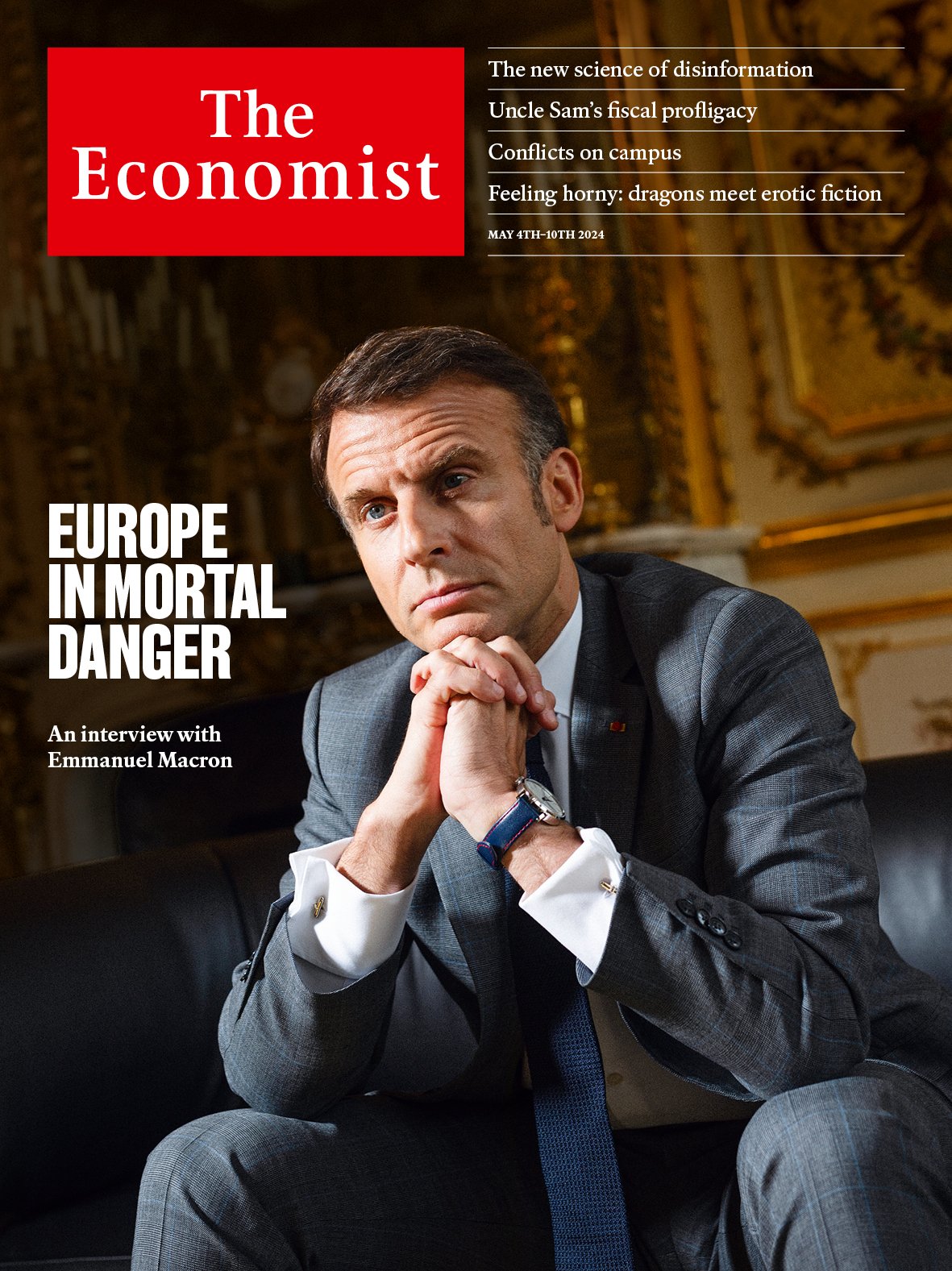 Обкладинка журналу The Economist