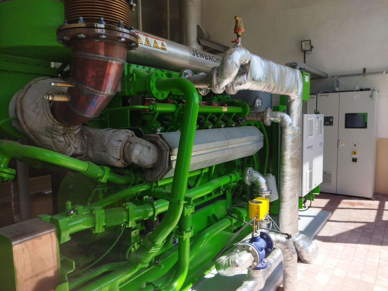 Нова когенераційна установка в Хмельницькому. Фото надане Хмельницькою міськрадою