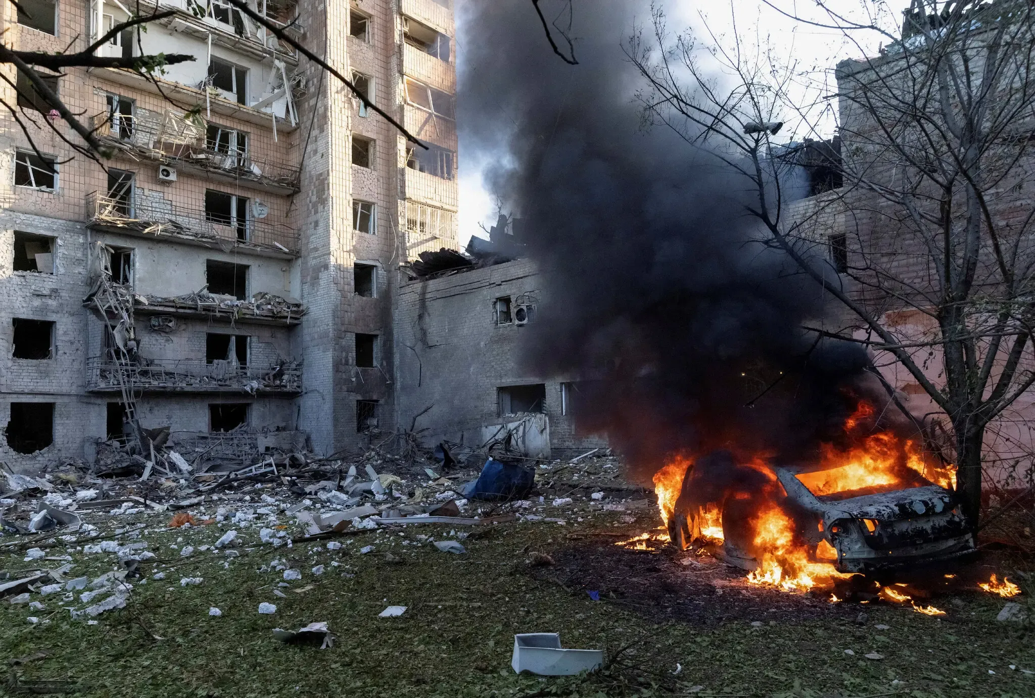 Краматорськ після російських обстрілів. Фото: Reuters