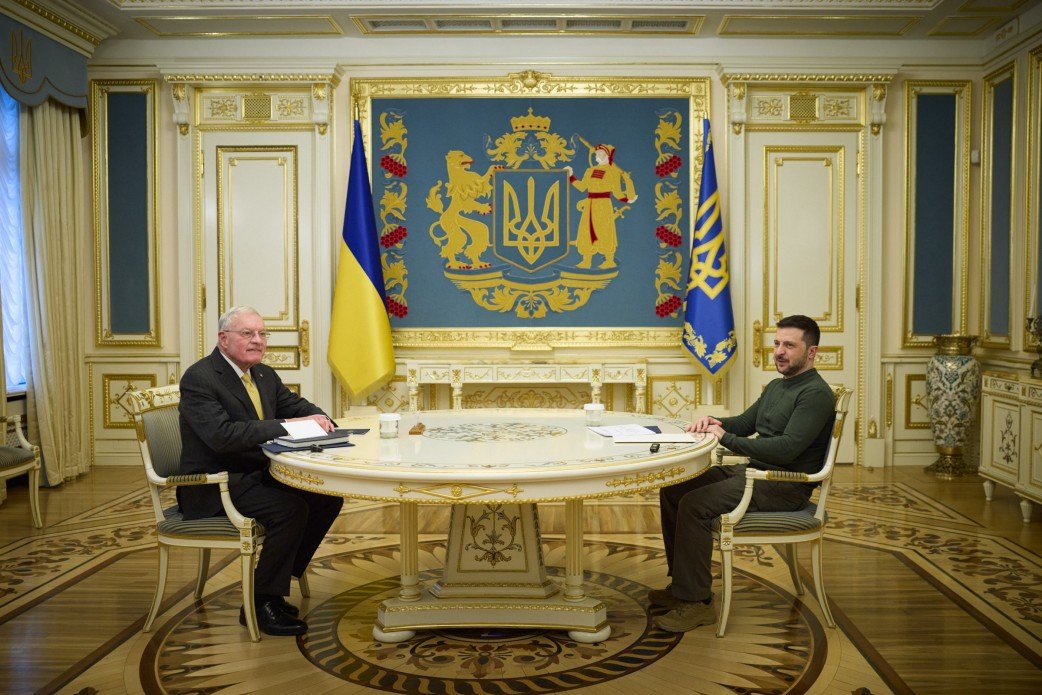 Кіт Келлог у Києві. Фото: ОП