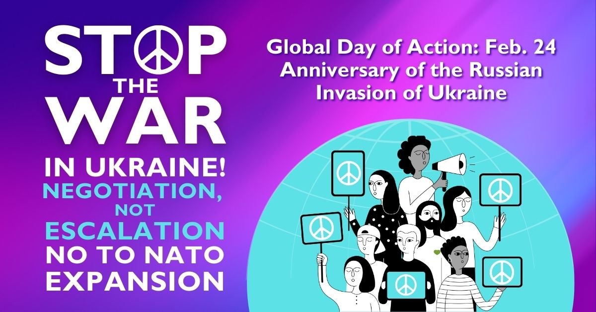 Here’s how peace appeals from CODEPINK typically sound: they advocate for negotiations over escalation and oppose NATO expansion. However, they don't call for Russia to withdraw its troops from Ukraine