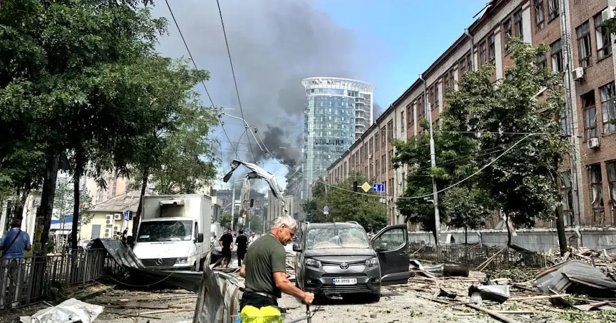 Lukyanivska metro station after the shelling. July 8, 2024