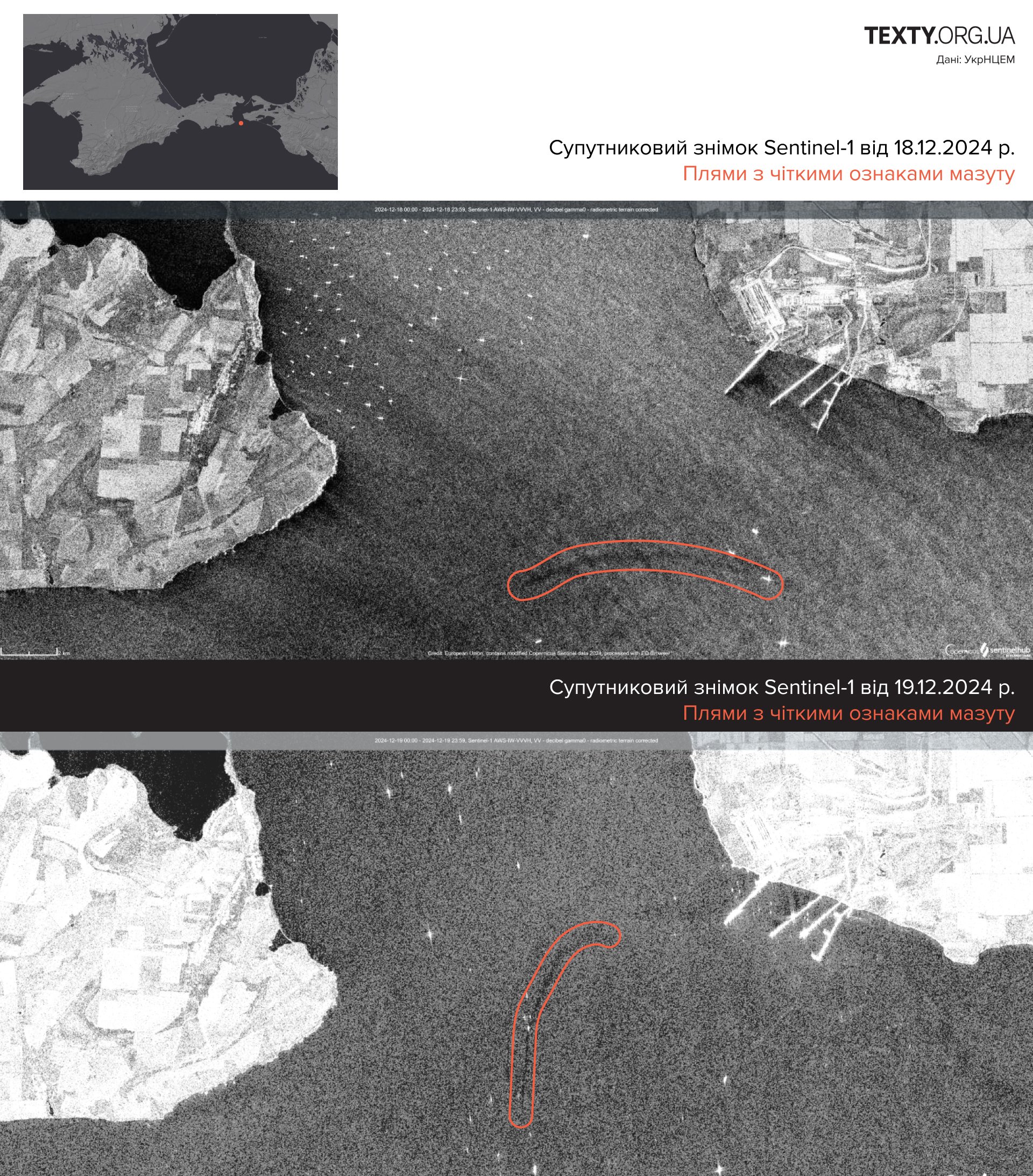 знімок Sentinel-1 від 18-12-2024