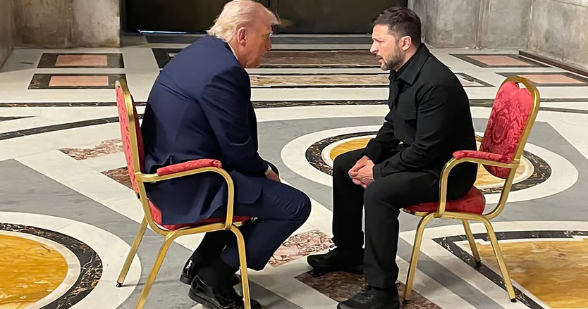 Що Зеленський намагався донести Трампу на зустрічі у Ватикані, — The Economist