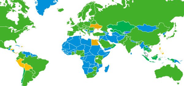«Інтернет-податок» є в більшості країн, окрім Африки (КАРТА)