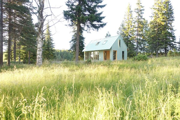 Спокійна краса дня: світла хатина у світлому лісі Швеції