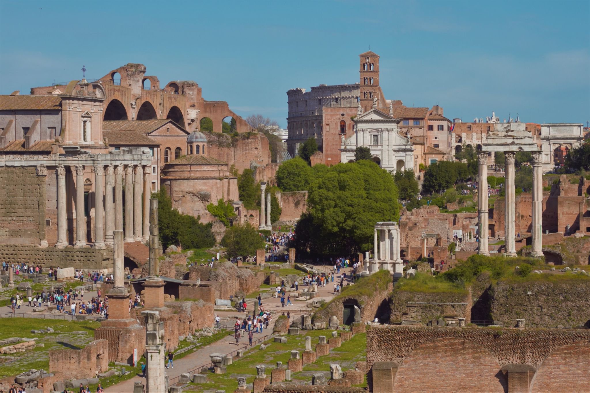 Рим і туристи в ньому. Фото авторки