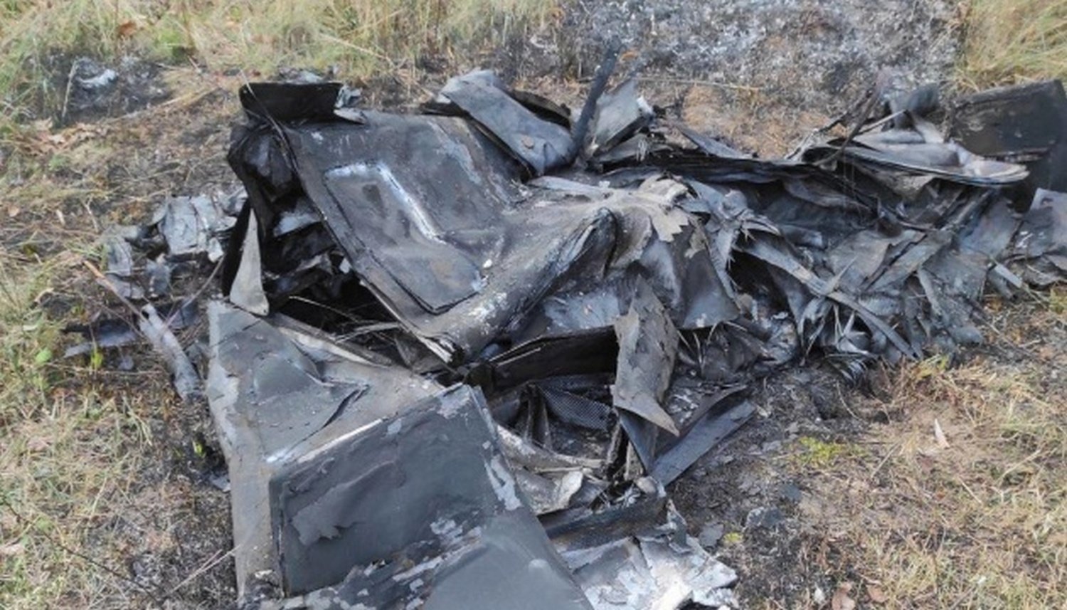 Збитий “Шахед”. Фото: dsns.gov.ua