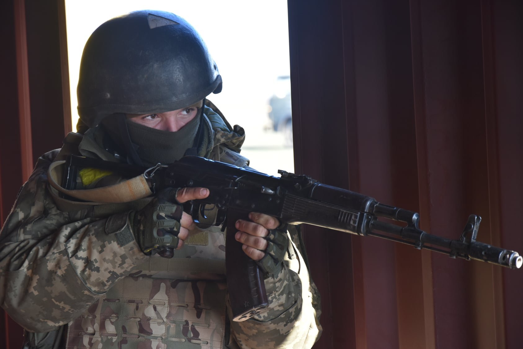 Захват врага. 28 ОМБР Украины Марченко.