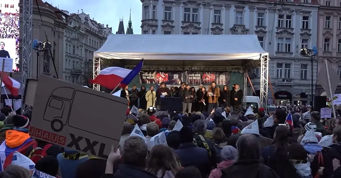 Протести в Чехії