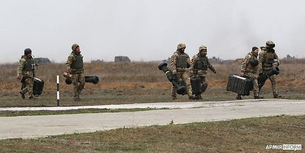 Українські військові використовували Javelin під час ведення бою (ФОТО)