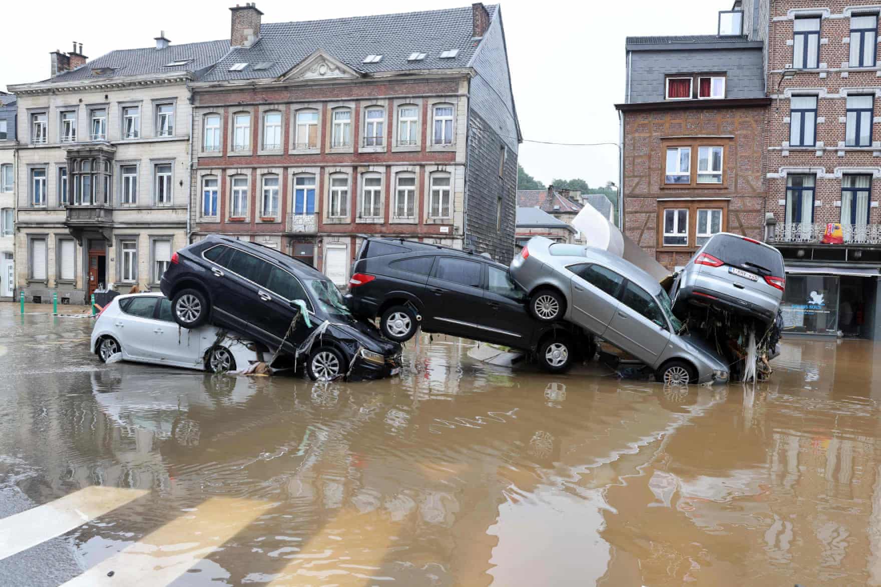Наслідок паводку в Бельгії. François Walschaerts/AFP