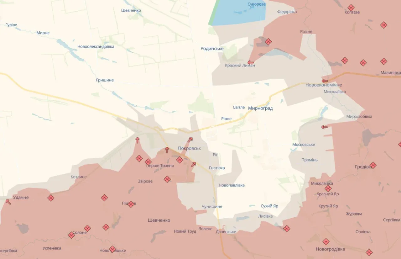 Карта: DeepState