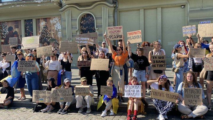 Акція в Одесі. Фото: Суспільне