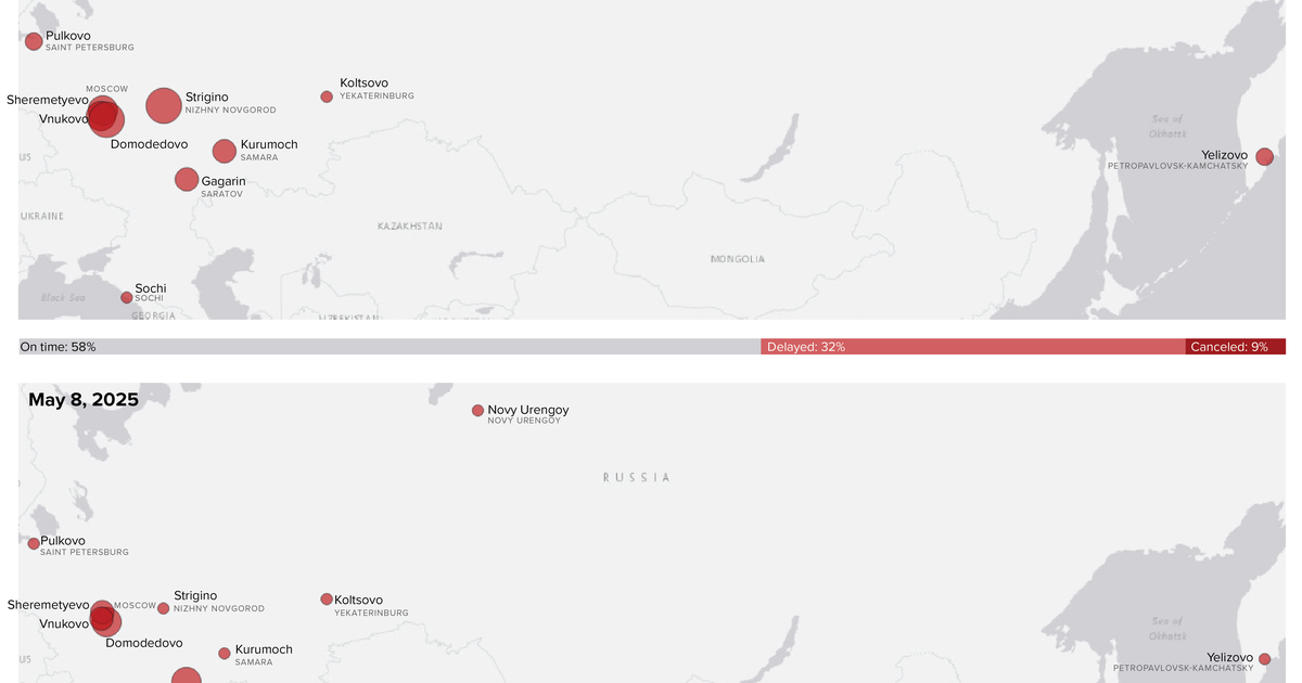 Chaos and uncertainty. Russia faced a partial collapse of air traffic on May 7-8