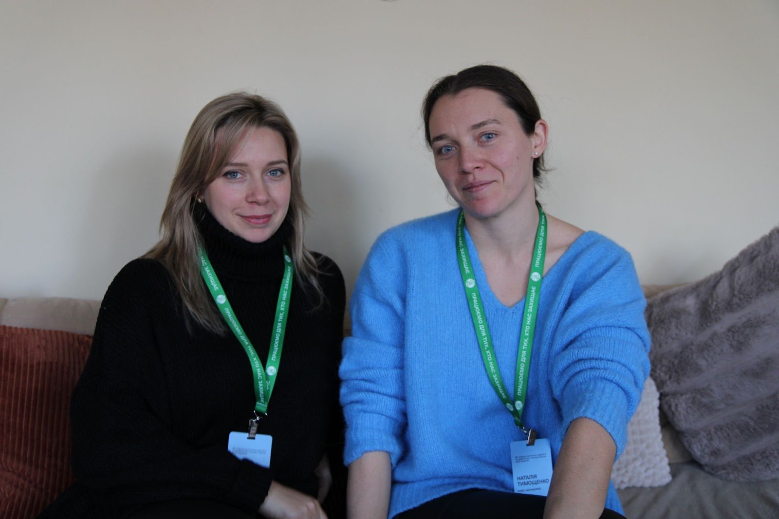 Кейс-менеджерки Тетяна Козяровська (ліворуч) і Наталія Тимощенко (праворуч)