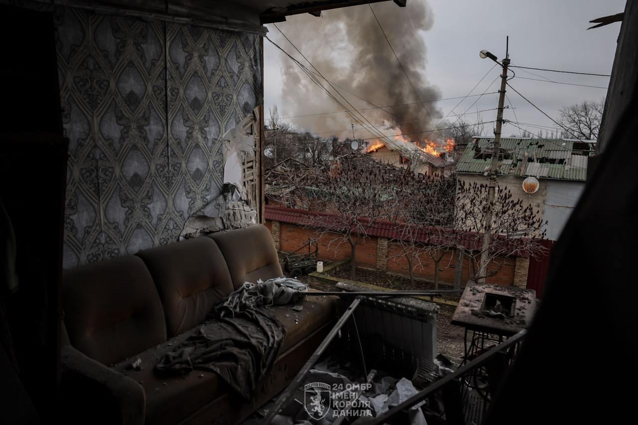 Костянтинівка, Донецька область. Березень 2026 року. Фото: 24-та окрема механізована бригада імені короля Данила