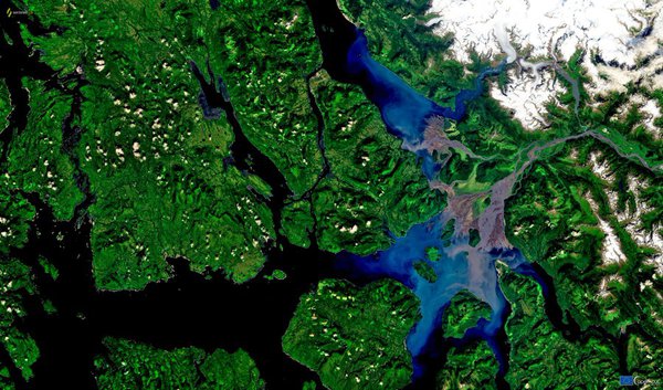 Супутникове фото дня: "дощовий ліс" на Алясці