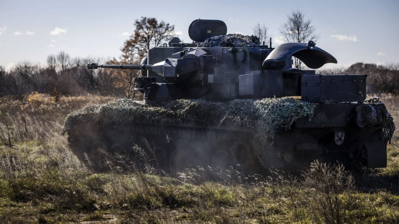 Зенітна самохідна установка «Gepard» український військових. Фото: Bild