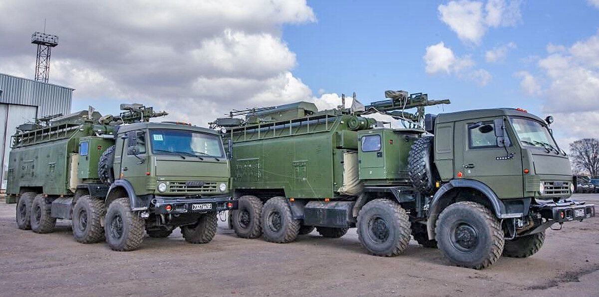 Машини комплексу РЕБ «Палантин». Джерело фото: Мілітарний