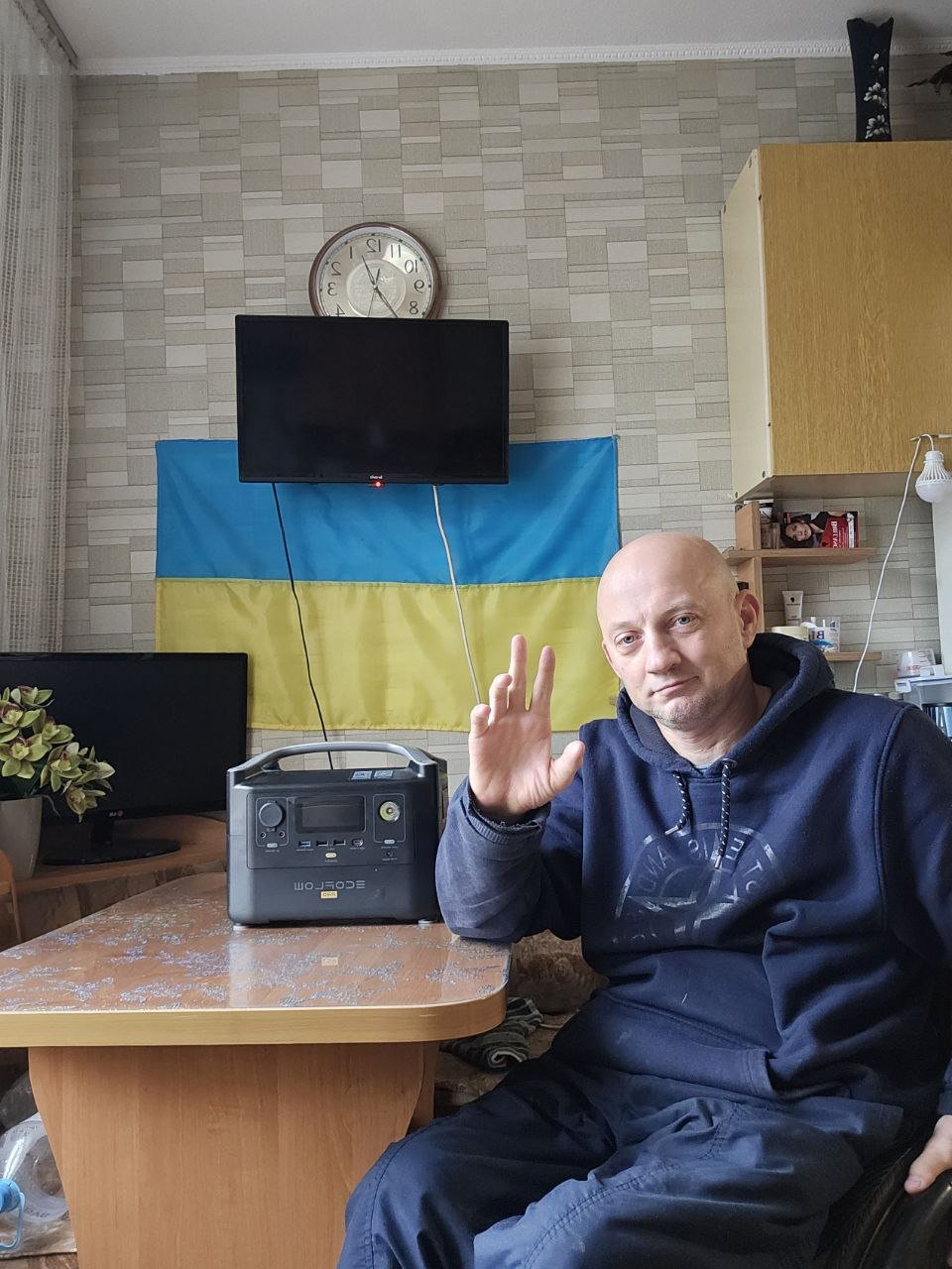 Олексій Порох у власній квартирі