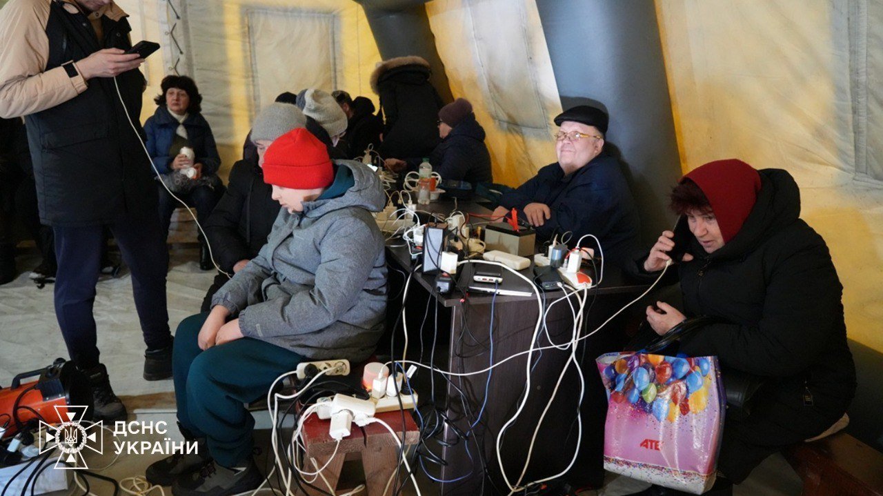 "The point of invincibility" with humanitarian aid of the State Emergency Service of Ukraine in Vyshhorod