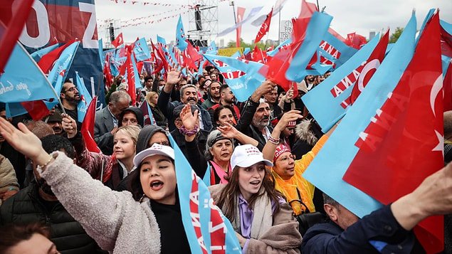 Мітинг опозиції у Стамбулі. 6 травня 2023 року