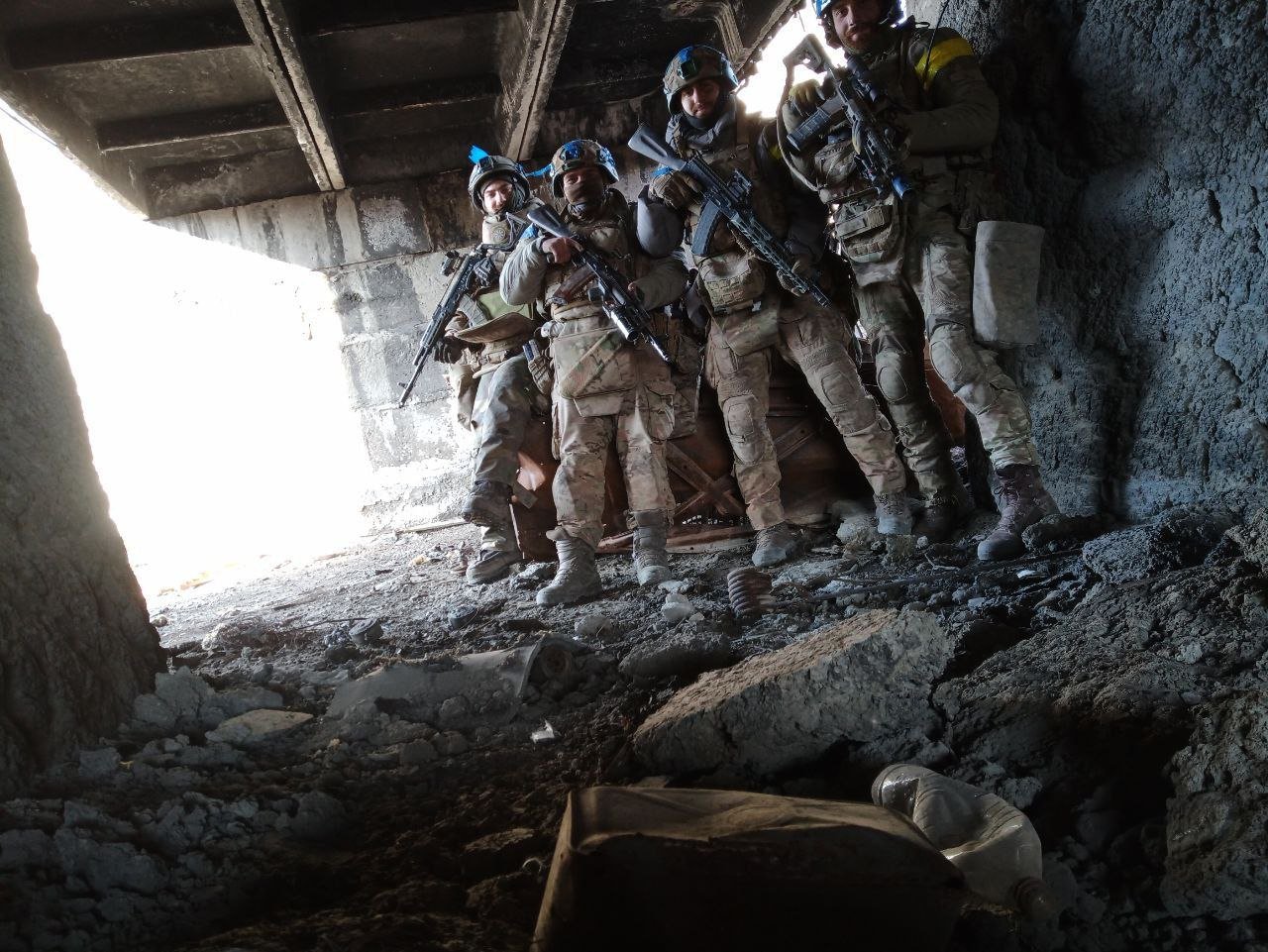 Бійці 3-ї штурмової бригади в Авдіївці. Фото: Militarylandnet