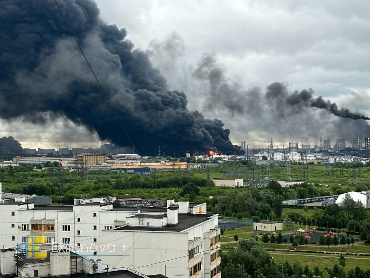 москва палає