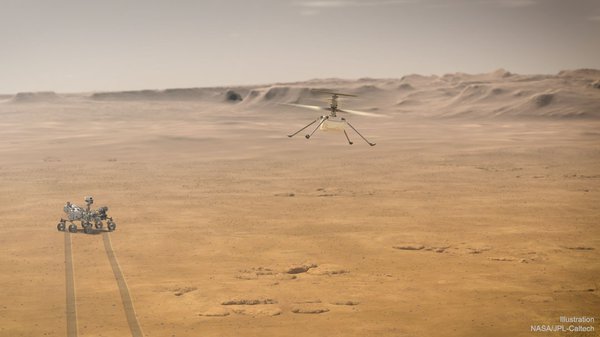 Зображення дня: перший земний вертоліт уже на Марсі, його звуть Джинні