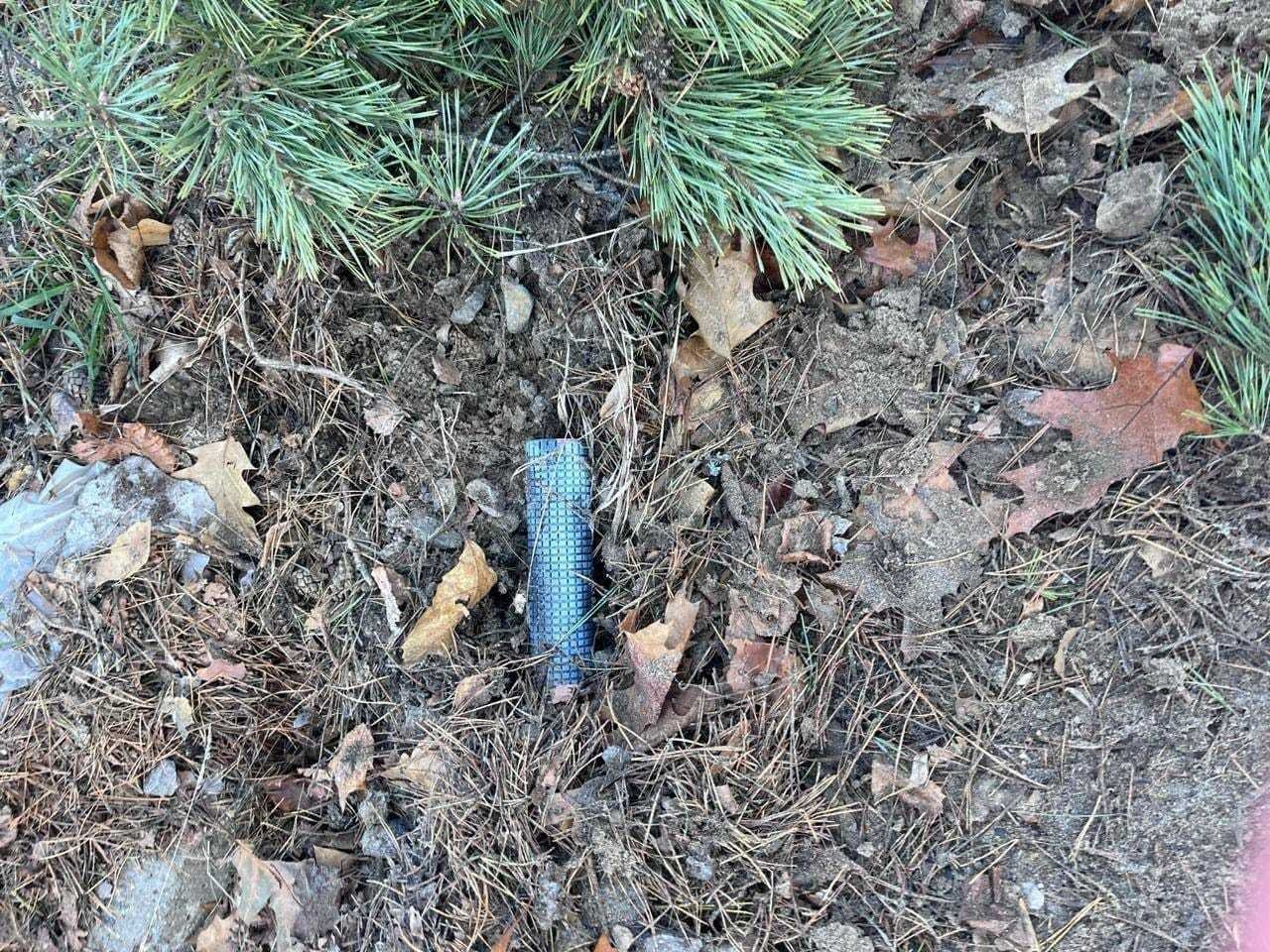 It's the same grenade, but it's a little bit buried in the ground