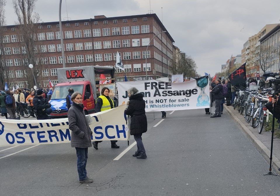 Учасники Великоднього маршу в Берліні (8 квітня 2023 року). Фото Наталки Якимович