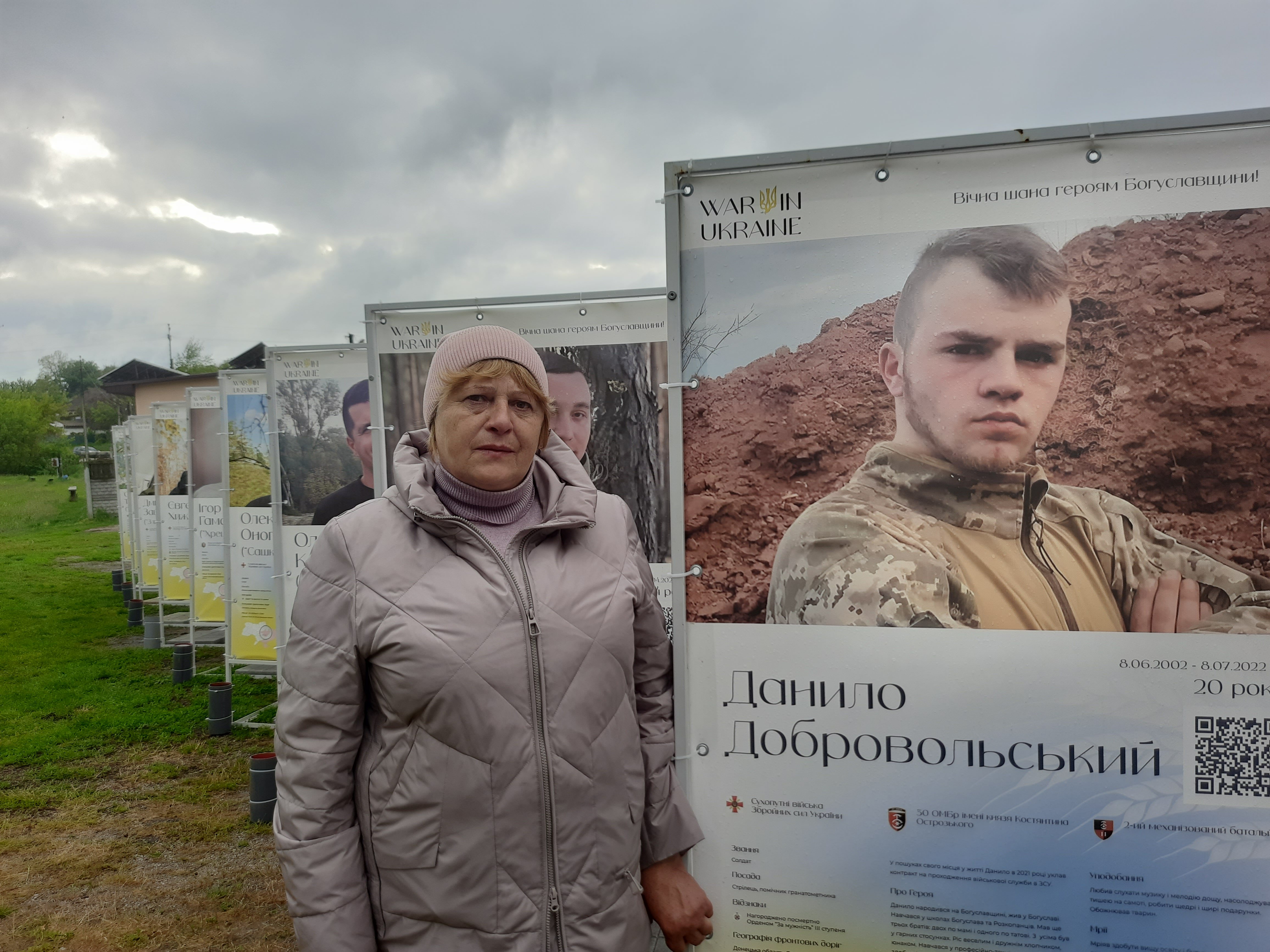 Катерина Поліщук біля онука. Фото авторки