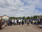 Попередній перегляд Збори в Хохітві на виставці, яку привезли в село волонтери