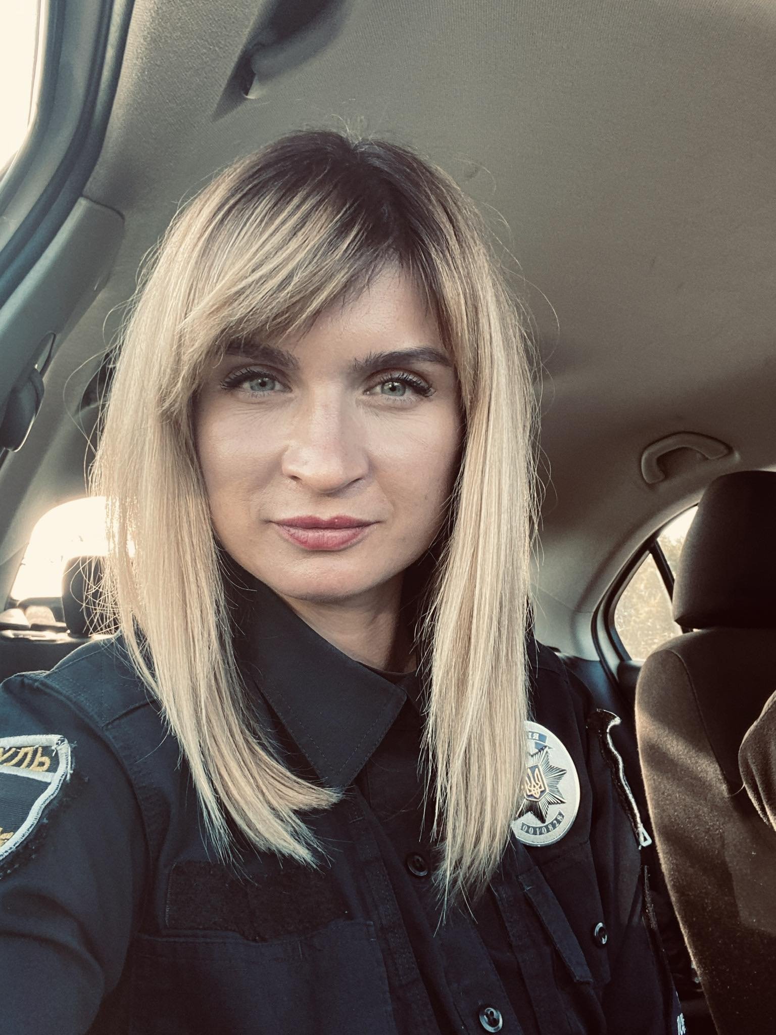 Любов Оліградська під час служби