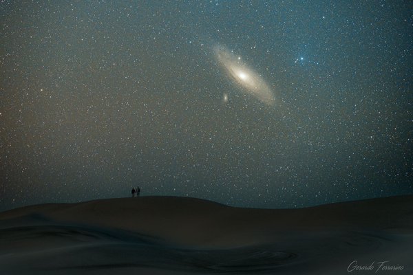 Неземна краса: Андромеда над Патагонією