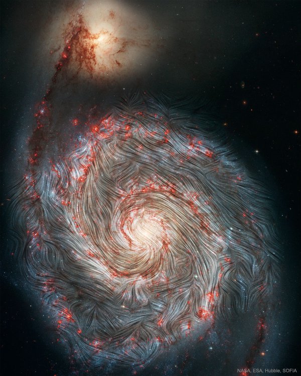 Космічна краса дня: магнітне поле галактики Вир