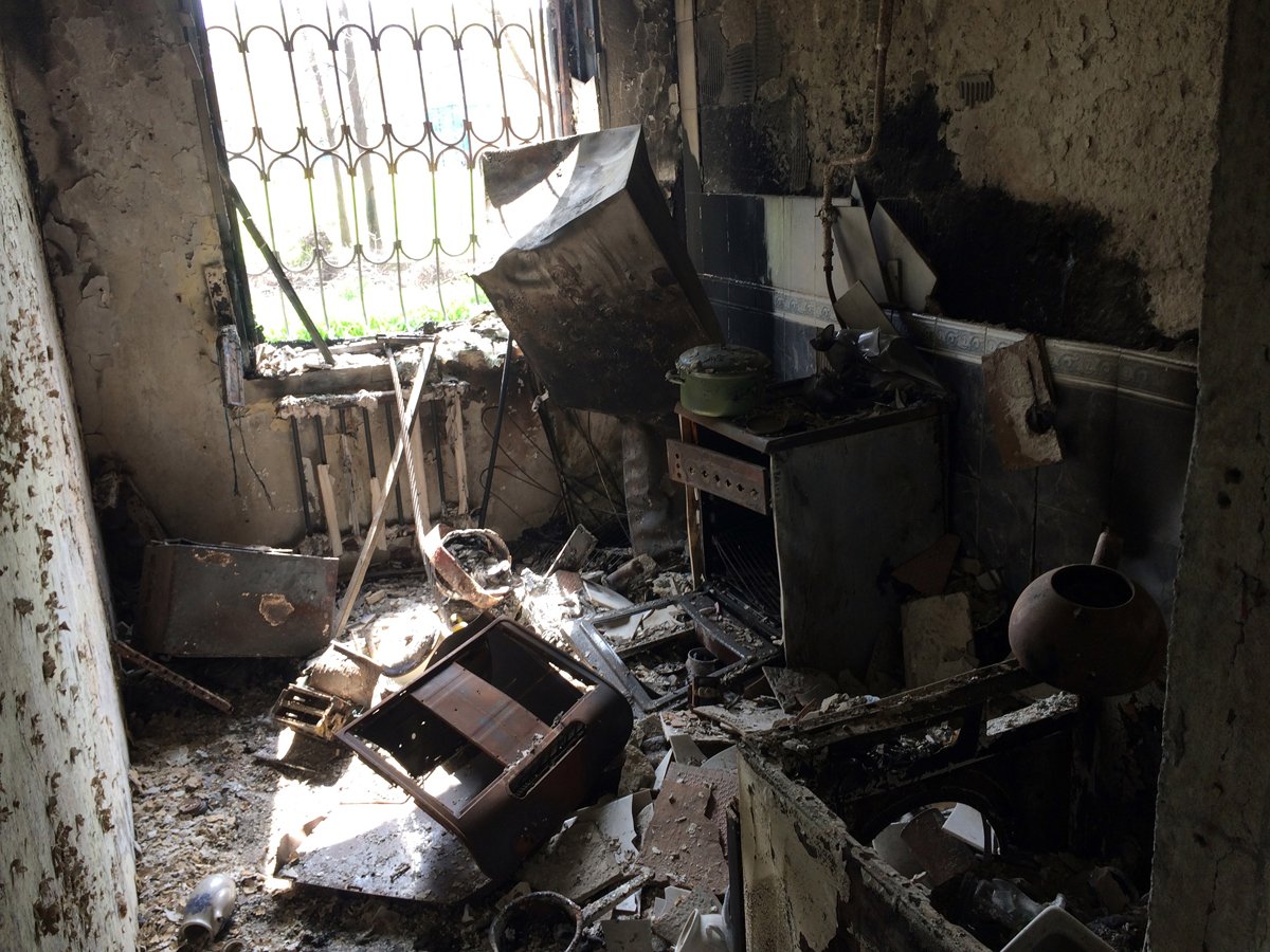 Такий нині вигляд має помешкання Євгена Сосновського в будинку на вулиці Металургів, 85