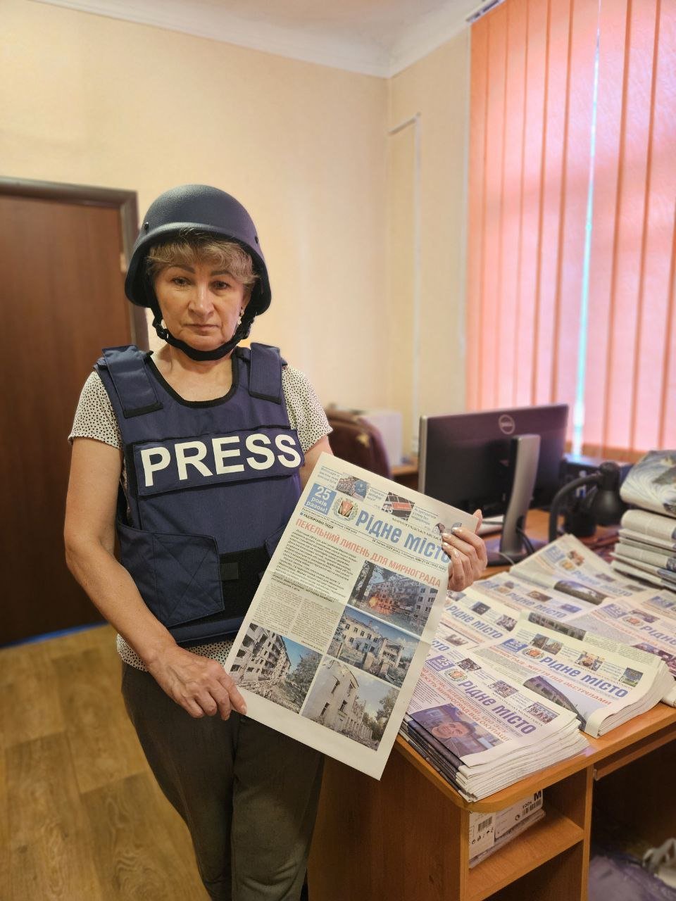 Нонна Кириченко, заступниця головного редактора газети «Рідне місто»