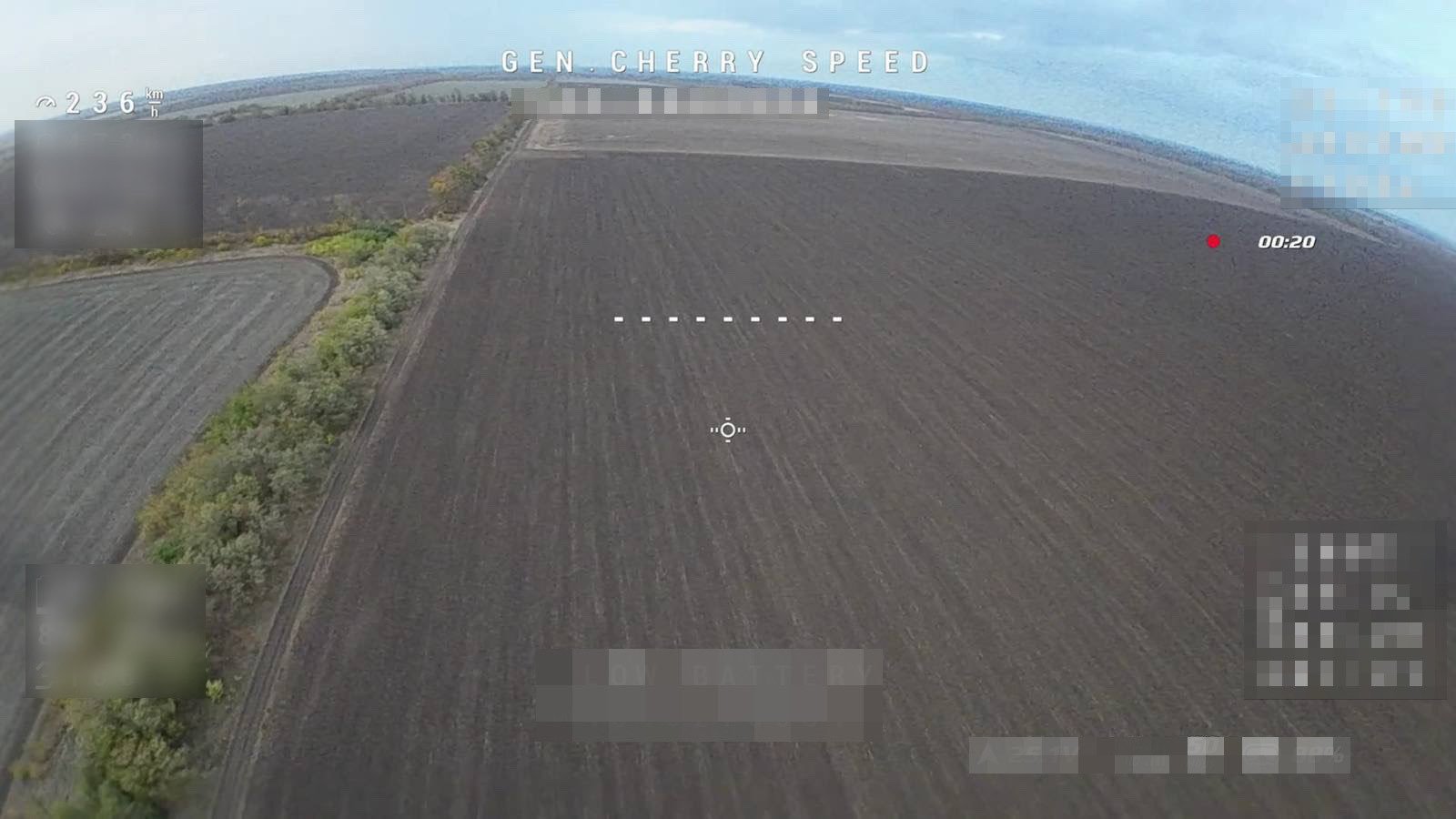 Інтерфейс дрона-перехоплювача AIR Speed. Фото: «Генерал Черешня»