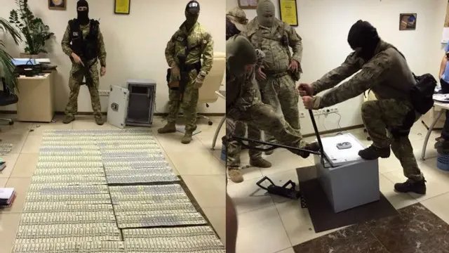 Обшуки у справі «діамантових прокурорів». У липні 2015 року СБУ знайшла в приміщенні Головного слідчого управління ГПУ 65 діамантів, 500 тис. доларів, цінні папери, незареєстрований автомат Калашникова та боєприпаси