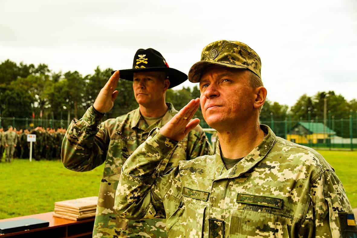 Офіцери США та України на відкритті минулорічного Rapid Trident - 2019. Фото: АрміяInform