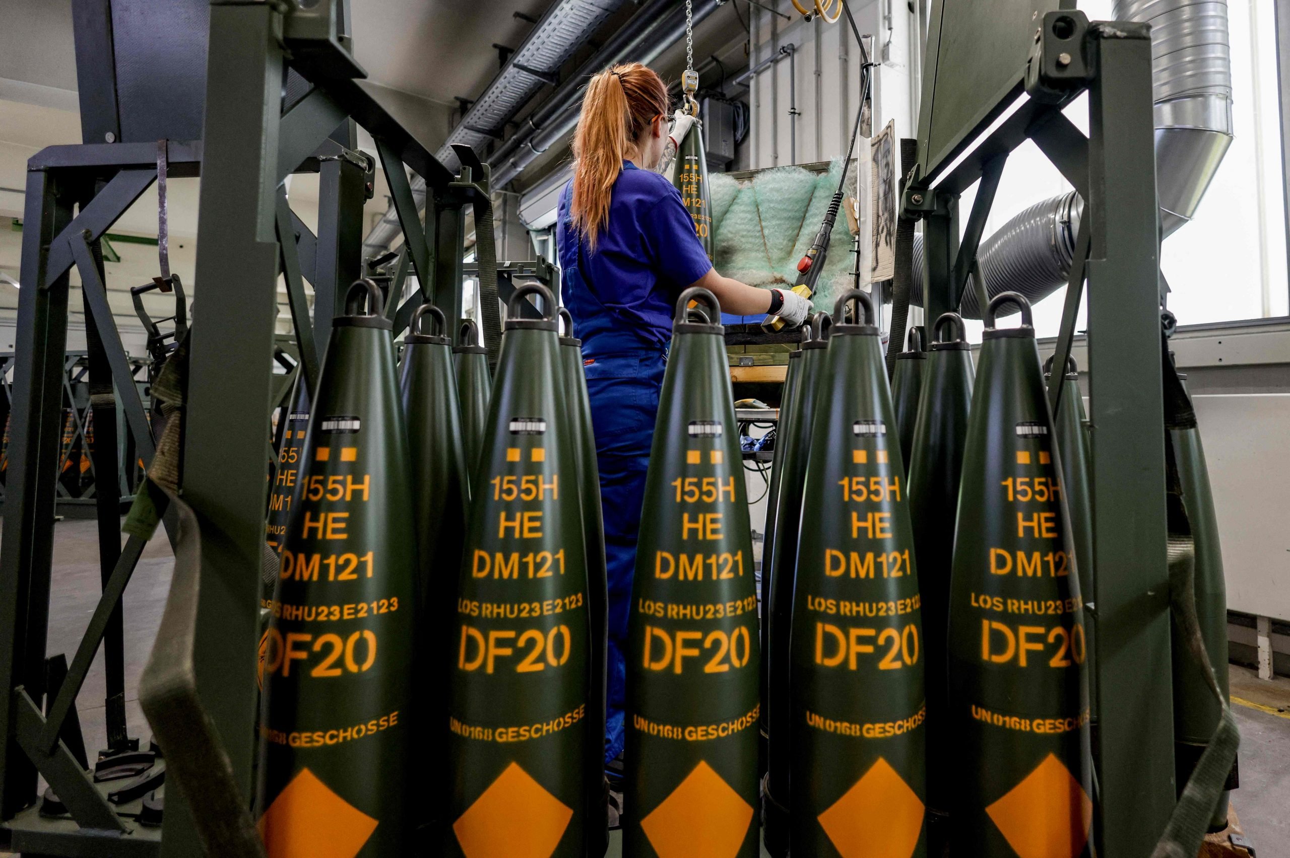 Виробництво 155-мм артилерійських снарядів DM121. Фото Rheinmetall