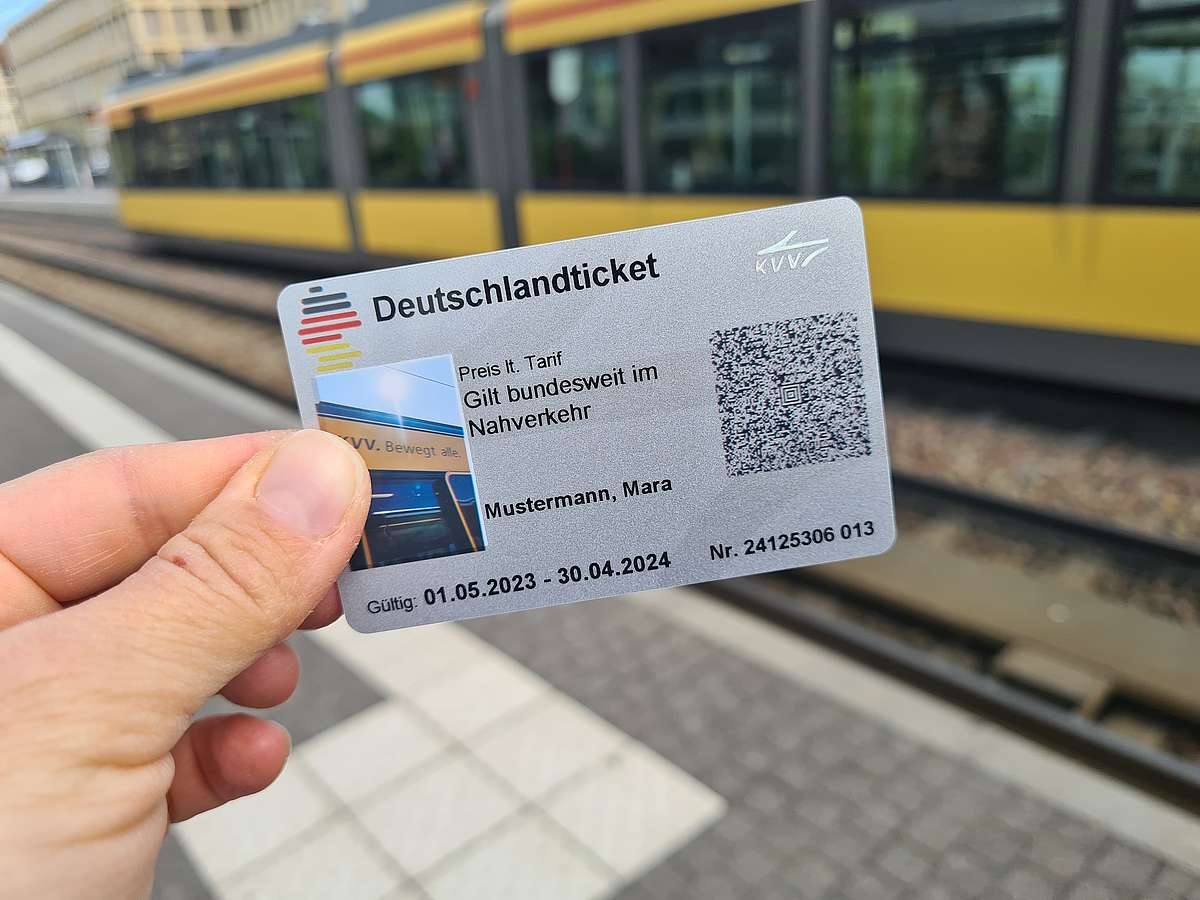 Пластикова картка Deutschlandticket