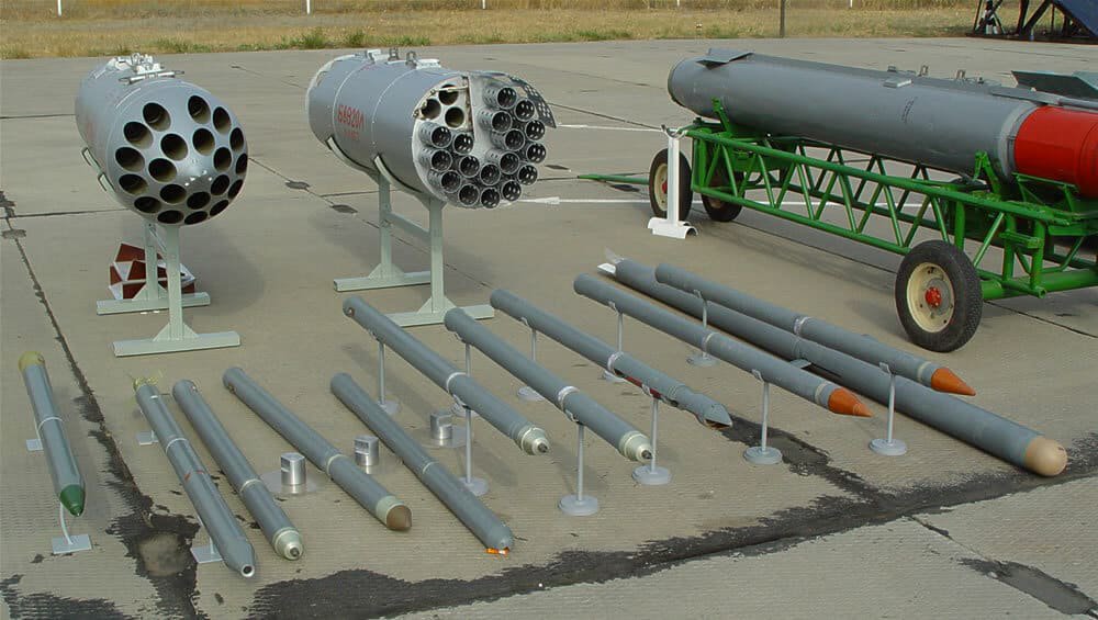 Пускові установки Б-8М1 та Б-8В20А