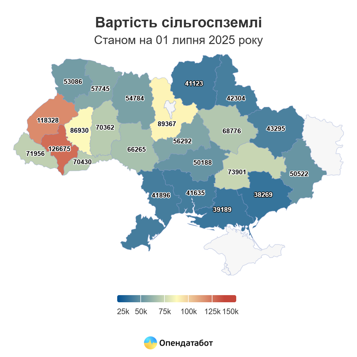 Report Вартість сільгоспземлі