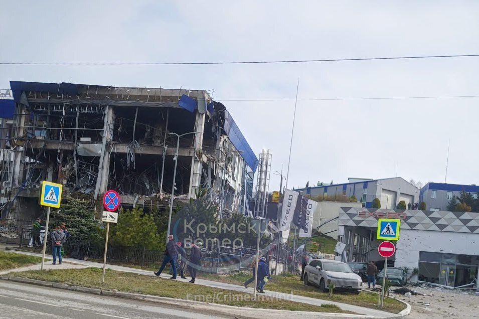 Результат ураження підприємства з ремонту ППО в Севастополі. 19 березня 2026. Джерело: «Крымский ветер